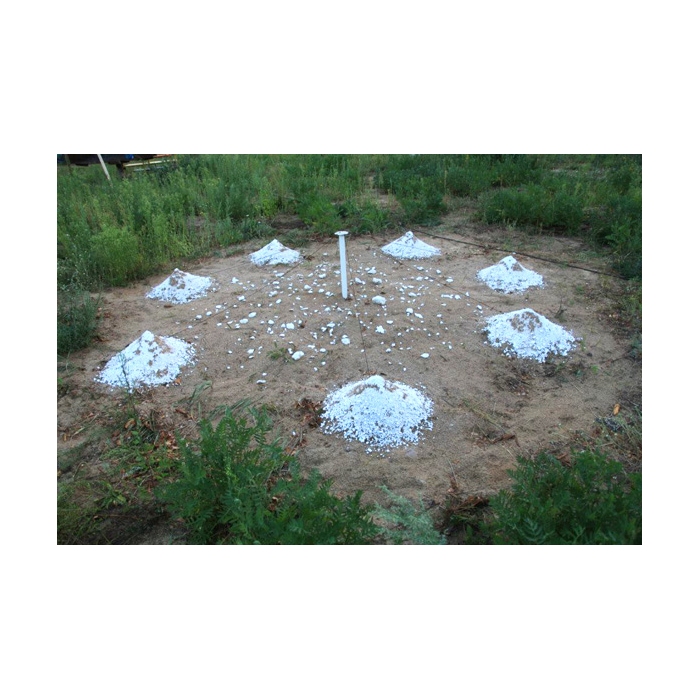 Илья Федотов – Федоров "Белокаменная". Инсталляция из 7-ми муравейников. Фото Катя Гаркушко