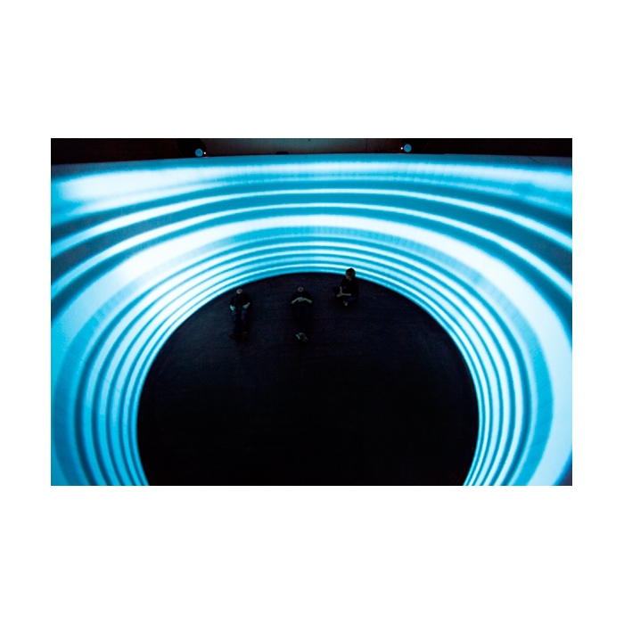 TUNDRA. The Void. 2013. Панорамная видеопроекция, 4 канальный звук, интерактивная инсталляция. TUNDRA