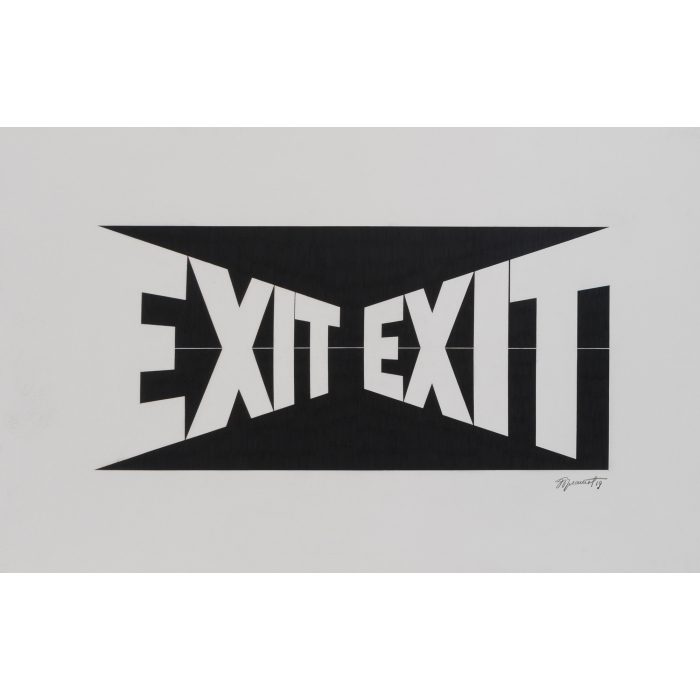 Эрик Булатов. Exit-Exit, 2019. pop/off/art