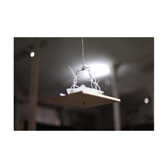 Фрагмент работы Ольги Карякиной (крепление со льдом)