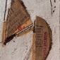 Тексты, не имеющие отношения к формам. 100х70см, 2011г, пенокартон, гофр картон, мешковина, акрил